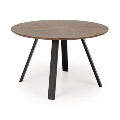 Стол обеденный HALMAR DANILO орех/черный 120